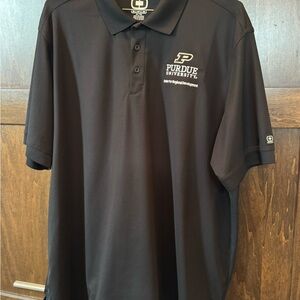 OGIO Black Purdue University Polo Shirt